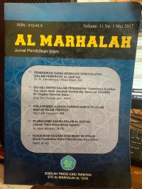 Image of Al Marhalah Jurnal Pendidikan Islam
