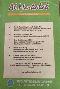 Al Marhalah Jurnal Pendidikan Islam