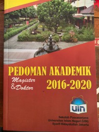 Image of Pedoman Akademik Program Magister dan Doktor Pengkajian Islam 2016-2020